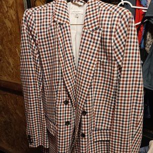 Women's plaid blazer